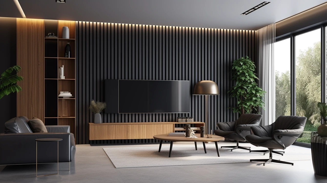 Lamele na filcu - 12x28 mm - 6 sztuk - moduł podstawowy - 25,3 cm - 10 kolorów - Antracyt