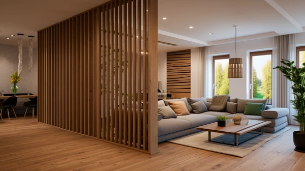 Lamel przepierzeniowy - Dąb Naturalny Fornitury - 28 mm x 80 mm