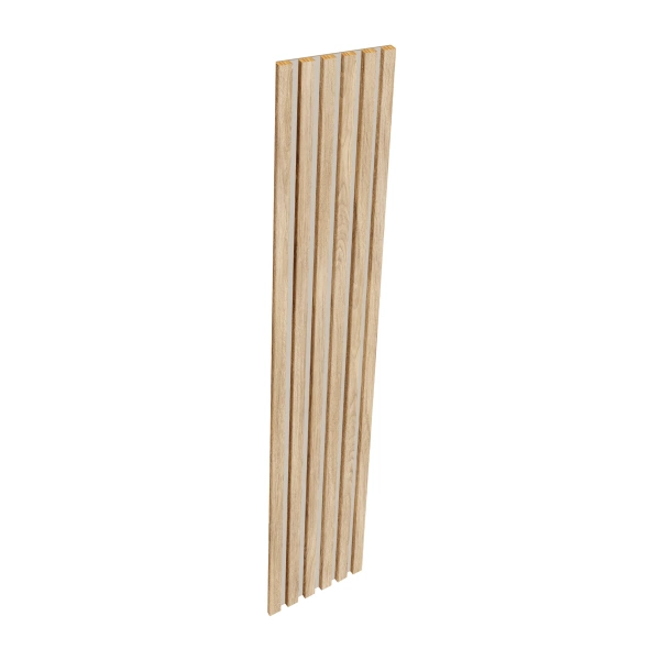Lamele na kaszmirowej płycie - 12x28 mm - 6 sztuk - moduł podstawowy - 25,3 cm - Dąb Naturalny Fornitury
