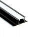 Profil aluminiowy - mocowanie paneli WPC o gr. 5 mm - listwa łączeniowa pod LED - 5512 - czarny