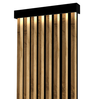 Lamele na płycie - karnisz z oświetleniem LED - 48,4 cm - 17 kolorów