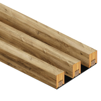 Lamele na płycie - 3 sztuki - moduł podstawowy - 13,5 cm - Dąb Naturalny Lancelot