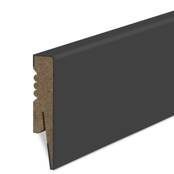 Listwa Przypodłogowa MDF Gładka - ANTRACYT