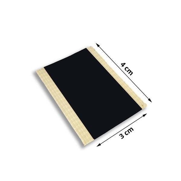 Zakończenie z okleiny do lamela - Czarny