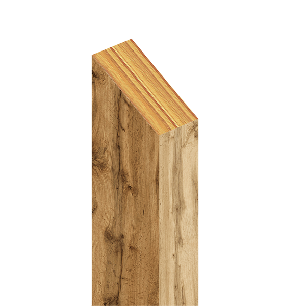 Lamel przepierzeniowy - Dąb Naturalny Wotan - 28 mm x 80 mm