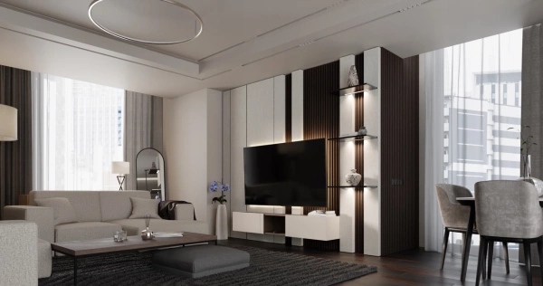 Ścianka RTV z WPC - LIFE