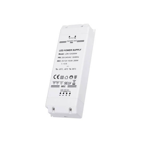 Zasilacz do oświetlenia LED - 200W - 12VDC 