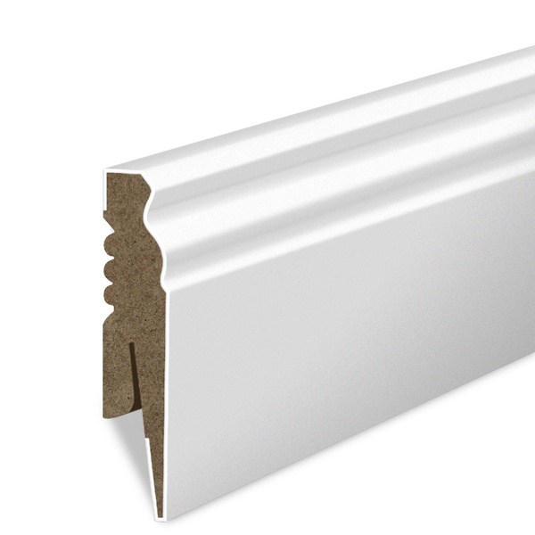 Listwa Przypodłogowa MDF Frezowana - BIAŁA