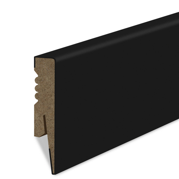Listwa Przypodłogowa MDF Gładka - CZARNA