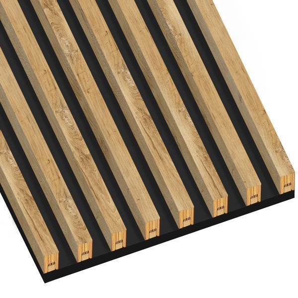 Dąb Naturalny Lancelot - Lamele na płycie - 8 sztuk - moduł podstawowy - 48,4 cm