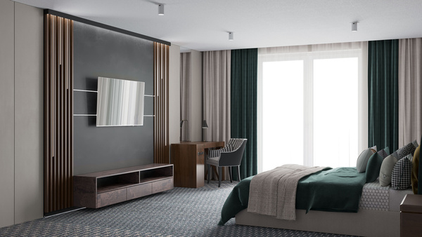 Orzech Capri - Lamele na płycie - 7 sztuk - moduł łączący - 45,5 cm