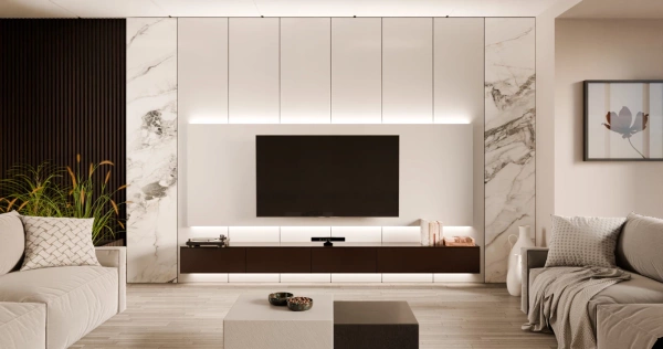 Ścianka RTV z WPC - SLIM 277