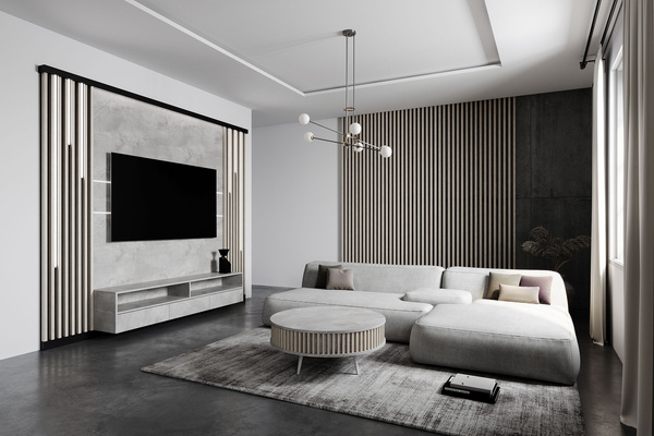 Lamele na płycie - 3 sztuki - moduł łączący - 17 cm - 18 kolorów - Dąb Jasny