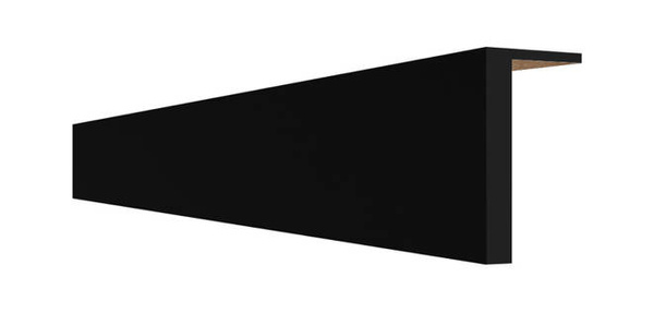 Zakończenie brzegów maskownicy - kolor czarny