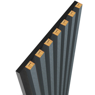 Antracyt - Lamele na płycie - 7 sztuk - moduł łączący - 45,5 cm