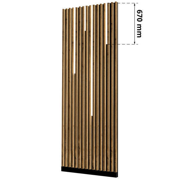 Lampa liniowa LED do lameli - 67 cm - 18,2 W