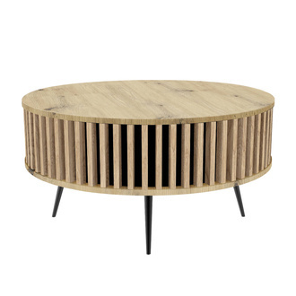 Stolik Kawowy Borneo - blat: DĄB ARTISAN - kolor lameli: Dąb Naturalny Fornitury