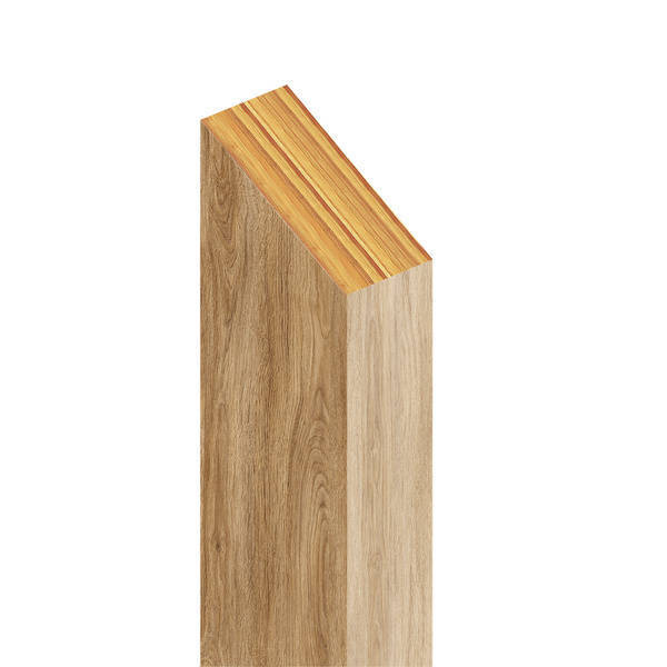 Zakończenie z okleiny do lamela - 30 mm x 90 mm - Dąb Naturalny Fornitury