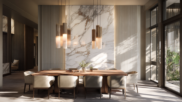 Lamele na kaszmirowej płycie - 12x28 mm - 10 sztuk - moduł łączący - 46 cm - Antracyt