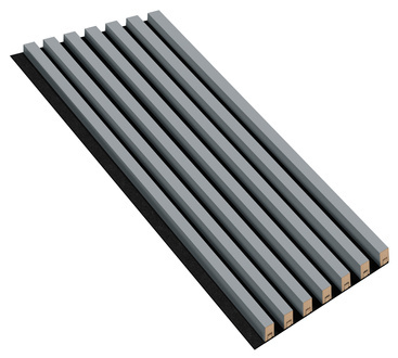 Lamele na filcu - 29x40 mm - 7 sztuk - 45 cm - Szary