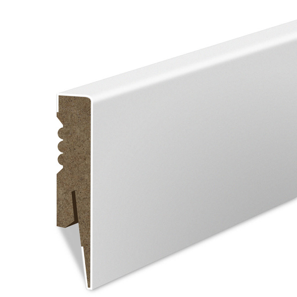 Listwa Przypodłogowa MDF Gładka - BIAŁA