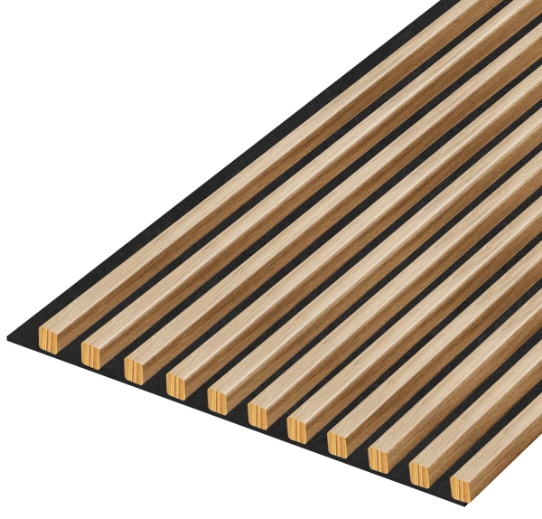 Lamele na filcu - 20x20 mm - 11 sztuk - 45,3 cm - Dąb Naturalny Fornitury