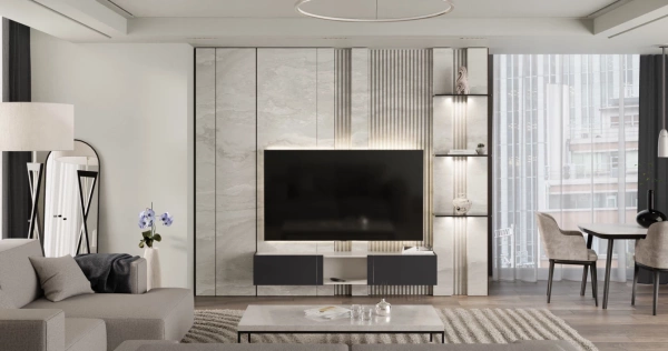 Ścianka RTV z WPC - LIFE