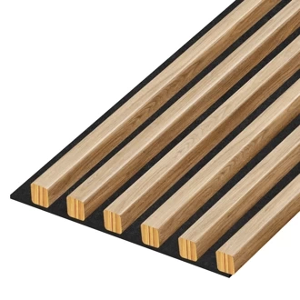 Lamele na filcu - 20x20 mm - 6 sztuk - 24,6 cm - Dąb Naturalny Fornitury