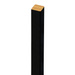 Czarny - Lamele Premium 3D Slim S - 20x20 mm  - Panele meblowe ścienne trójwymiarowe