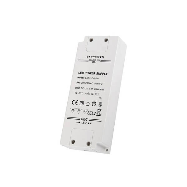 Zasilacz do oświetlenia LED - 65W - 12VDC 