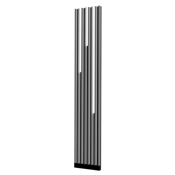 Lamele na płycie - lampy liniowe - 48,4 cm - Szary