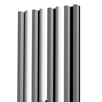 Lamele na płycie - lampy liniowe - 48,4 cm - Szary