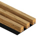 Lamele na płycie - 3 sztuki - moduł łączący - 17 cm - Dąb Craft Złoty
