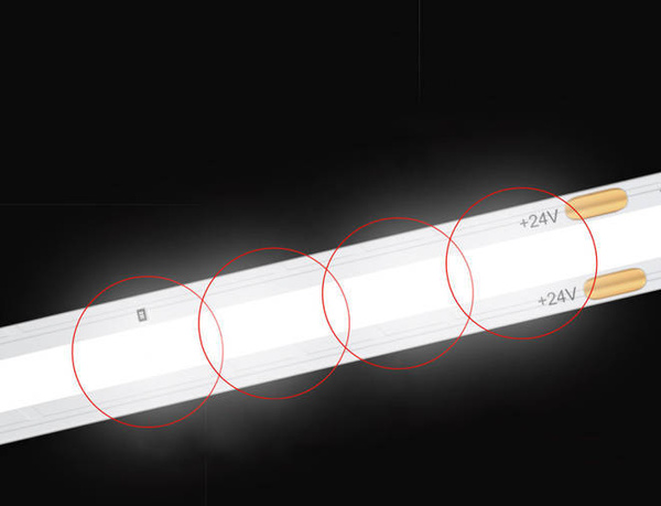 Żelowa taśma LED z funkcją ściemniania - 4000 K