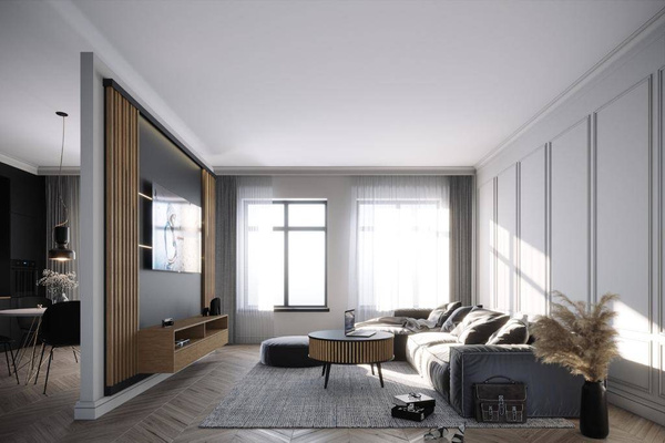 Dąb Naturalny Lancelot - Lamele na płycie - 15 sztuk - moduł łączący - 97,5 cm