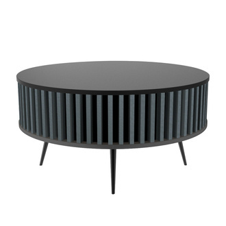 Stolik Kawowy Borneo - blat: 0190 PE - kolor lameli: LM004 - Antracyt