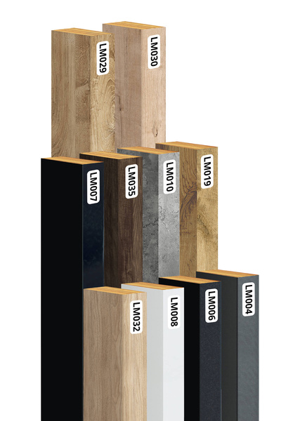 Stolik Kawowy Borneo - blat: DĄB ARTISAN - kolor lameli: Biel Capri Wysoki Połysk