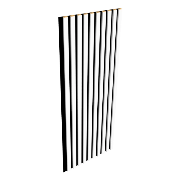 Lamele na płycie - 12x28 mm - 10 sztuk - moduł łączący - 46 cm - 8 kolorów - Biel Capri