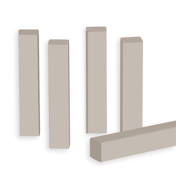 Narożnik do listwy przypodłogowej - Kaszmir - Wysokość 8,5 cm