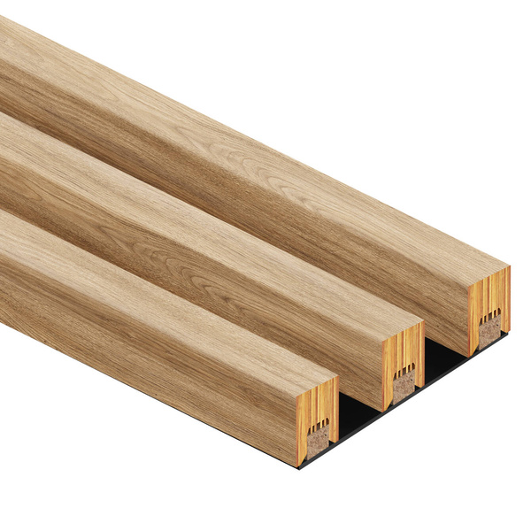 Lamele na płycie - 3 sztuki - moduł podstawowy - 13,5 cm - 18 kolorów - Dąb Naturalny Fornitury