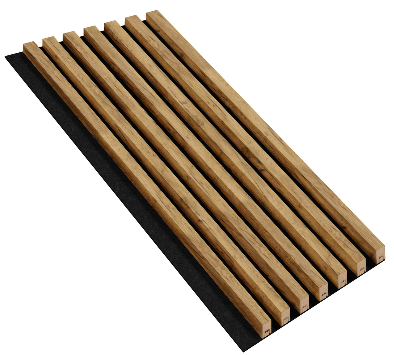 Lamele na filcu - 29x40 mm - 7 sztuk - 45 cm - Dąb Craft Złoty