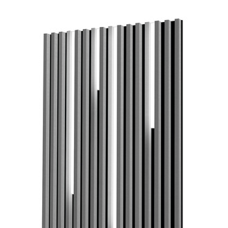 Lamele na płycie - lampy liniowe - 100,4 cm - Szary