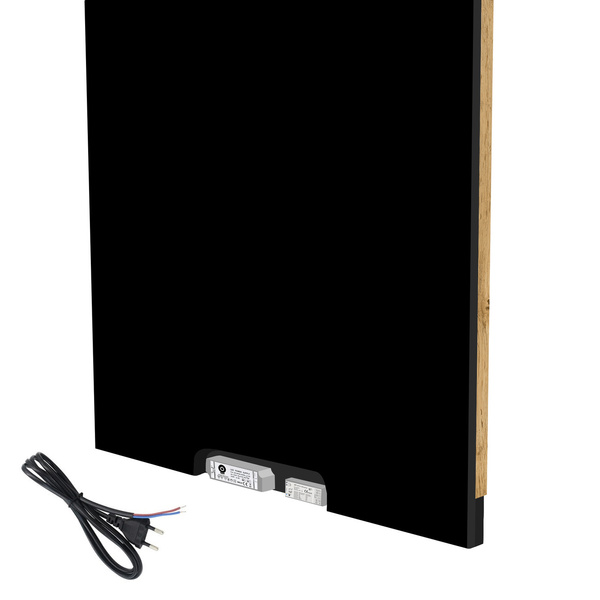 Lamele na płycie - karnisz z oświetleniem LED - 48,4 cm - Dąb Naturalny Lancelot