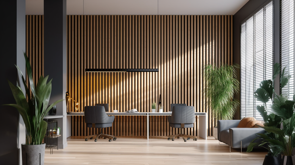 Dąb Naturalny Wotan - Lamele Premium 3D Slim S - 20x20 mm - Panele meblowe ścienne trójwymiarowe