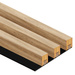 Lamele na płycie - 3 sztuki - moduł łączący - 17 cm - 18 kolorów - Dąb Naturalny Fornitury