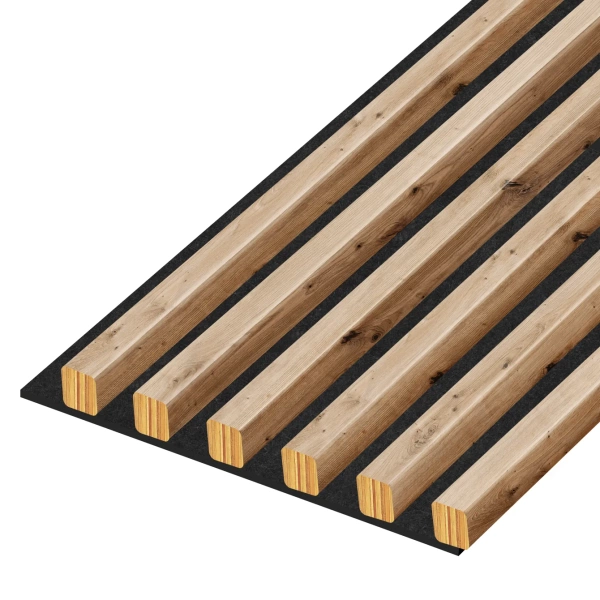 Lamele na filcu - 20x20 mm - 6 sztuk - 24,6 cm - Dąb Artisan