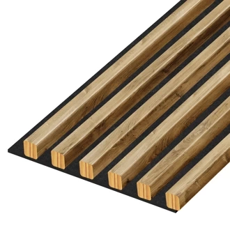 Lamele na filcu - 20x20 mm - 6 sztuk - 24,6 cm - Dąb Naturalny Lancelot