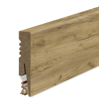 Listwa Przypodłogowa MDF Gładka - DĄB CRAFT ZŁOTY