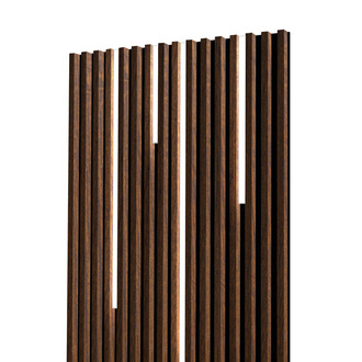 Lamele na płycie - lampy liniowe - 100,4 cm - Orzech Capri