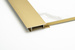 Profil aluminiowy - mocowanie paneli WPC o gr. 8 mm - listwa przypodłogowa - G96 - złoty brąz